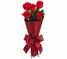 Букет 5 Красных роз Эдлесс Лав в Синьково