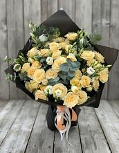 Букет цветов из:  Розы и Лизиантусы #REPLACE_PRED# Синьково