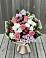 Букет цветов из: Альстромерии, Гвоздики, Розы и Хризантемы в Синьково