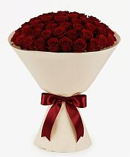 Букет 101 Бордовая роза Блэк Бакарра в Синьково