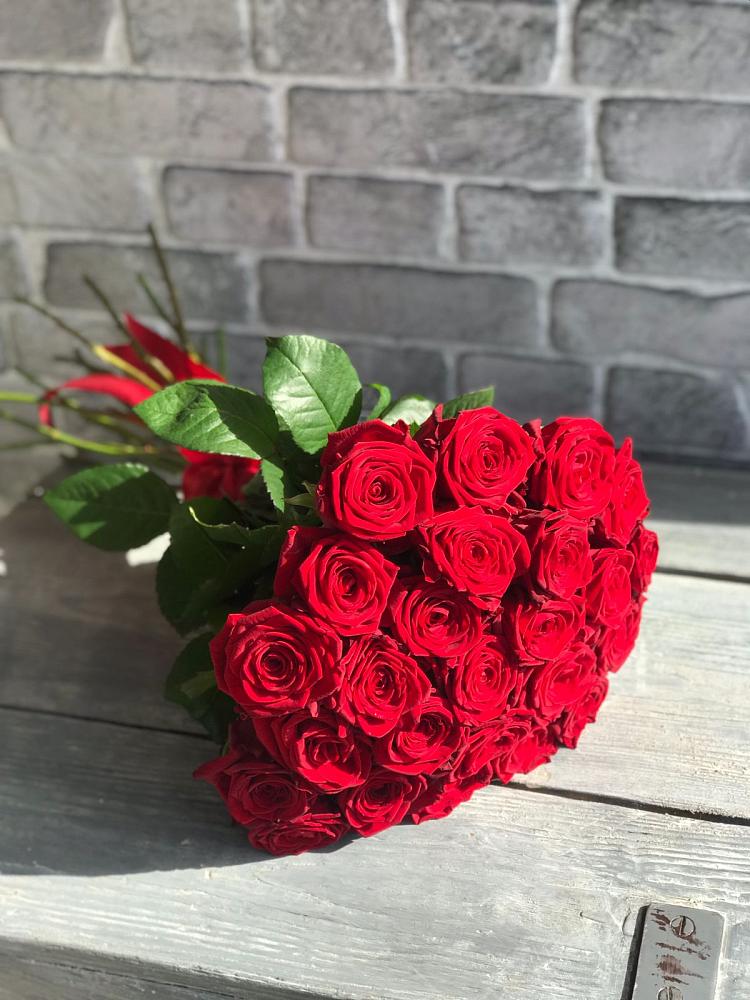 Букет Красные розы Фридом в Синьково