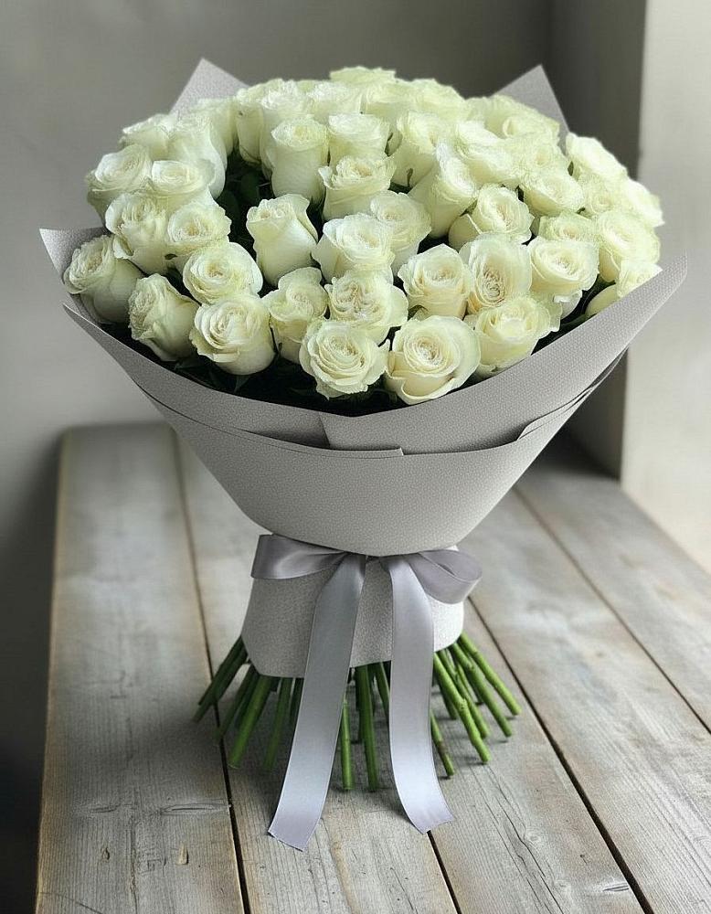 Букет 35 Белых роз в Синьково