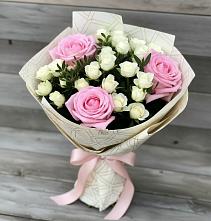 Букет цветов из:  Розы #REPLACE_PRED# Синьково
