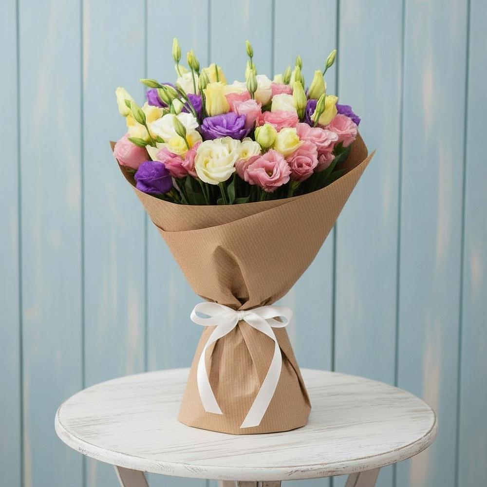 Букет цветов из: Лизиантусы в Синьково