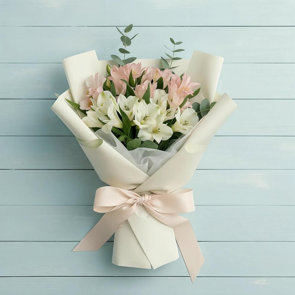 Букет цветов из: Альстромерии в Синьково