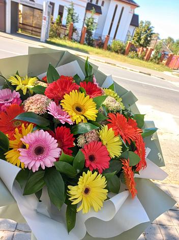 Букет цветов из: Герберы в Синьково
