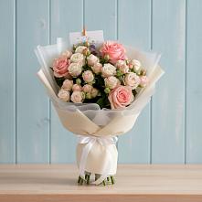 Букет цветов из:  Розы в Синьково
