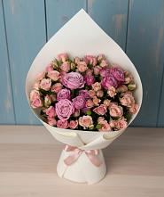 Букет цветов из:  Розы #REPLACE_PRED# Синьково