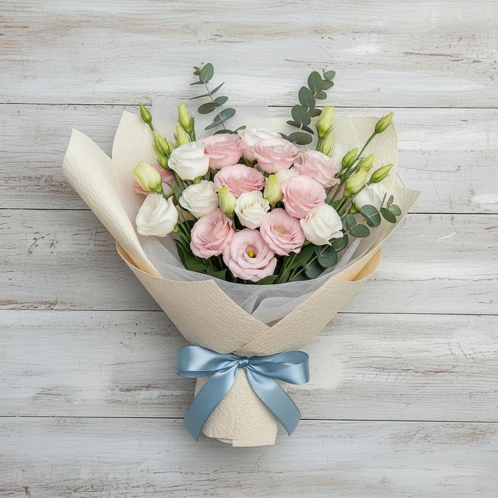 Букет цветов из: Лизиантусы в Синьково